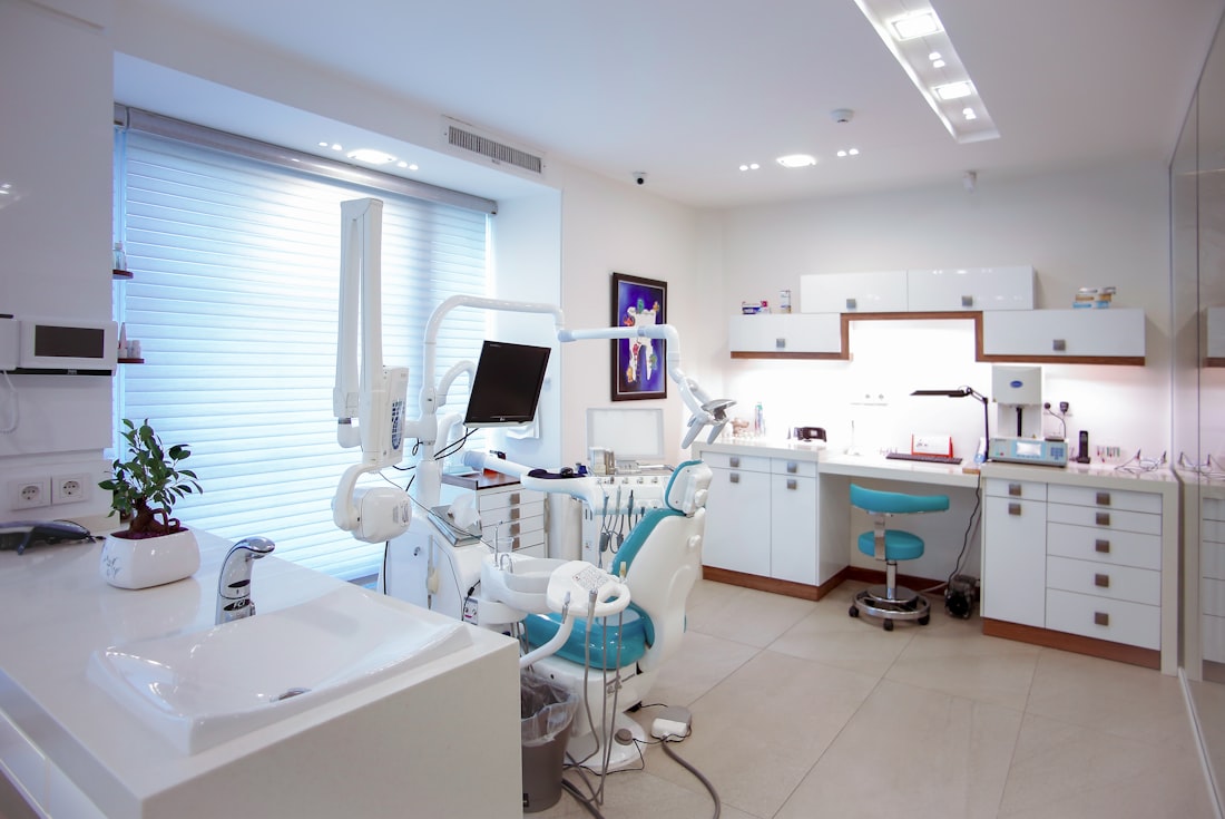 A bright, modern dental practice operatory